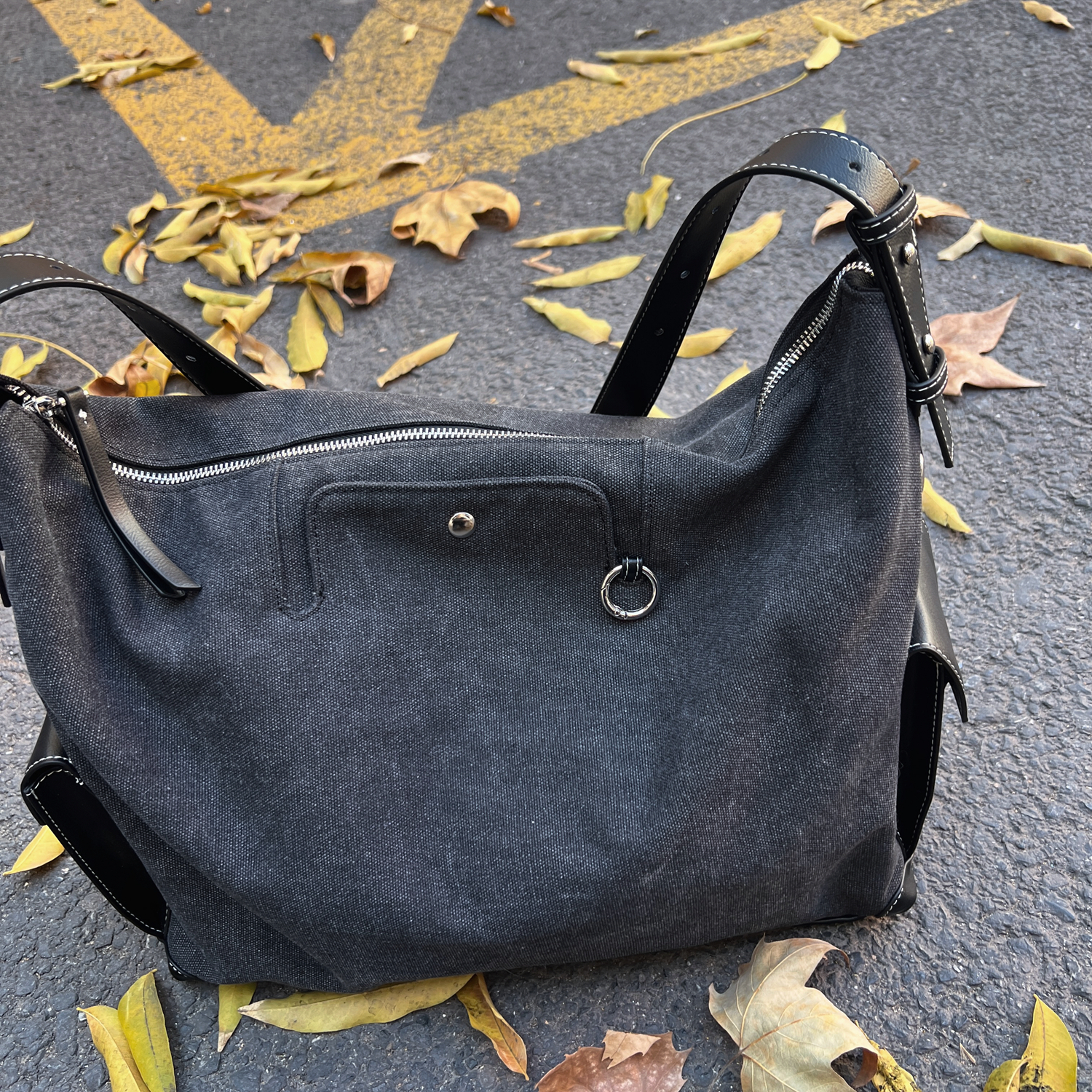 1613-B69-P90春新款高级感通勤大容量单肩斜挎背包男女休闲百搭26，鞋类箱包手腕包，星座1613-1