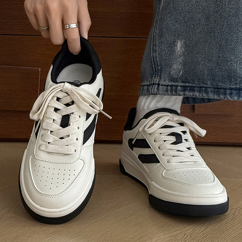 1613-2829-P70低帮板鞋男冬季美式撞色侧边双杠休闲鞋男鞋2025，男鞋休闲鞋，星座1613-1