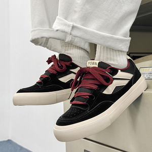 1613-2902-P66男鞋休闲板鞋拼色复古潮流百搭设计感小众面包鞋男，男鞋休闲鞋，星座1613-1