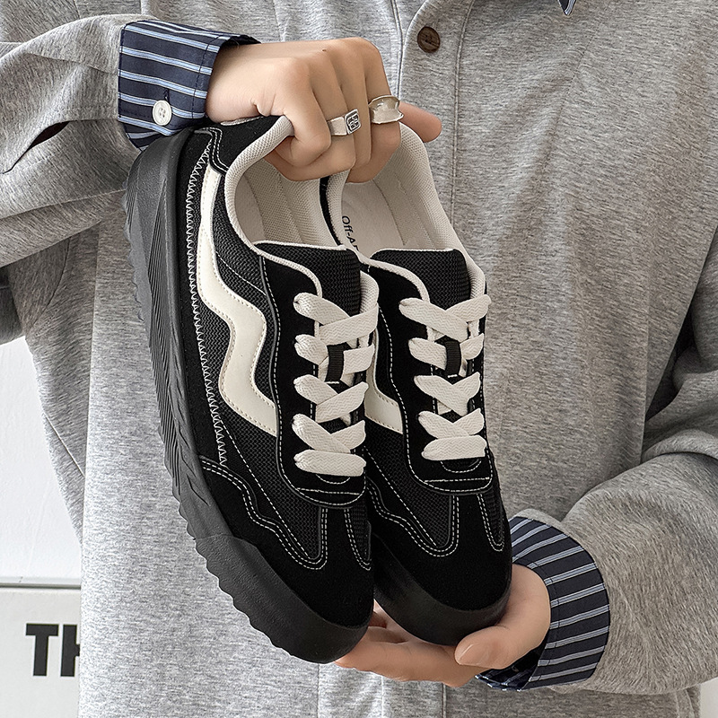 1613-2824-P75男鞋2025新款秋季透气休闲板鞋学生韩版百搭软底，男鞋休闲鞋，星座1613-1