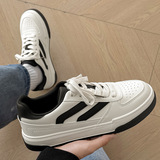 1613-2829-P70低帮板鞋男冬季美式撞色侧边双杠休闲鞋男鞋2025，男鞋休闲鞋，星座1613-1