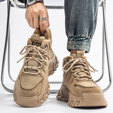 1613-2880-P68高帮男鞋2025新款冬季加绒保暖棉鞋厚底户外工装鞋，男装棉衣，星座1613-1