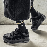 1613-2892-P75黑武士厚底面包鞋男女情侣款百搭增高休闲板鞋潮鞋，男鞋休闲鞋，星座1613-1