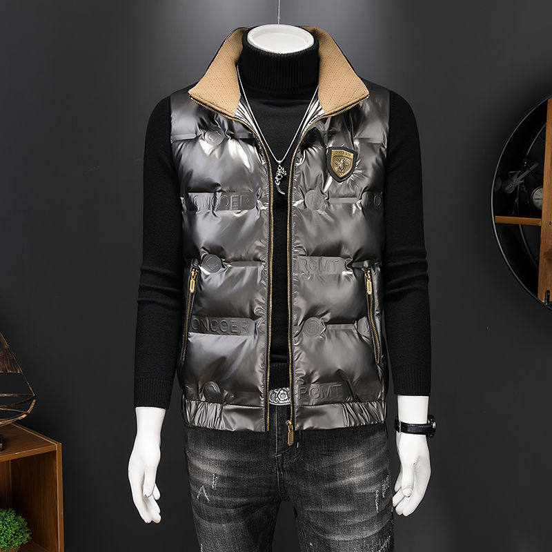 亮面马甲免洗三防背心冬季潮流帅气休闲男士无袖轻薄保暖坎肩外套,男装,常规马甲,淘宝优惠券,粉丝福利购,淘宝优惠卷