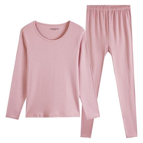 清仓三枪特软舒肤厚棉女内衣中厚100%纯棉全棉内衣秋衣秋裤套装