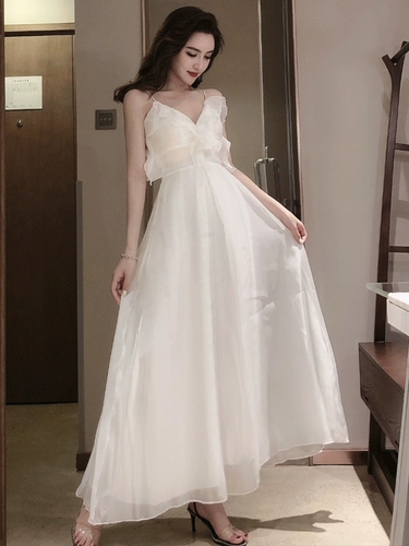 Сексуальное элегантное пляжное платье, длинная юбка, эффект подтяжки