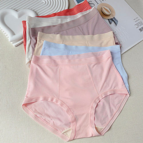 女士内裤高弹力高腰包臀夏季白色