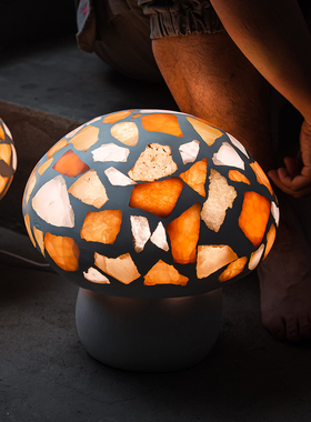 元渡碎光孢子  客厅侘寂氛围灯艺术设计感创意卧室台灯落地灯