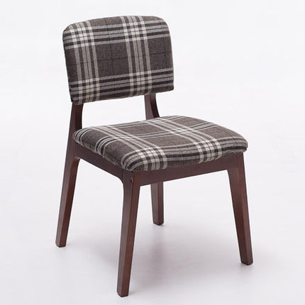 简域实木餐椅简约北欧餐桌椅时尚靠背椅创意木椅洽谈椅小设计