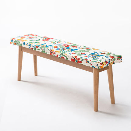 简域长条凳实木长板凳餐凳长椅凳子创意休闲凳原木凳换鞋凳床尾凳