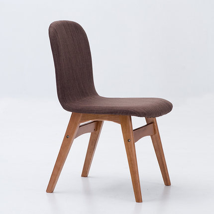 简域餐椅实木现代家用靠背椅北欧简约椅子休闲书桌椅甜品店咖啡椅