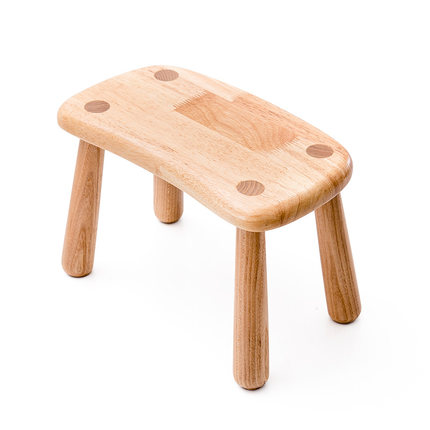 简域实木儿童凳子小板凳圆凳矮凳幼儿园学习凳子换鞋凳洗手垫脚凳