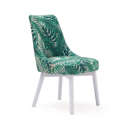 简域餐椅实木酒店椅子时尚咖啡椅简约休闲椅北欧餐椅SOHO洽谈椅