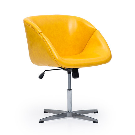 简域休闲椅现代soho办公椅北欧单人椅子创意懒人电脑椅简约靠背椅