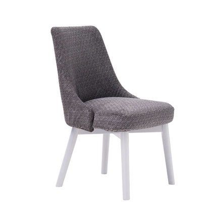 简域餐椅实木酒店椅子时尚咖啡椅简约休闲椅北欧餐椅SOHO洽谈椅