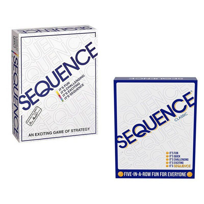 Sequence Board Game Card Game for Kids 儿童宝石卡坦矩阵桌游