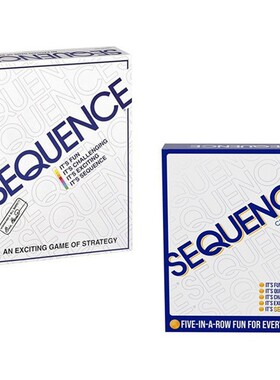 Sequence Board Game Card Game for Kids 儿童宝石卡坦矩阵桌游