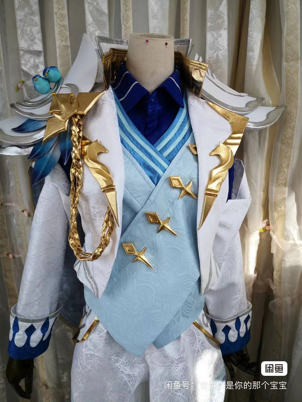 龙妹妹cos服出租 王者荣耀 孙策挚爱之约cos服 新婚礼服定制