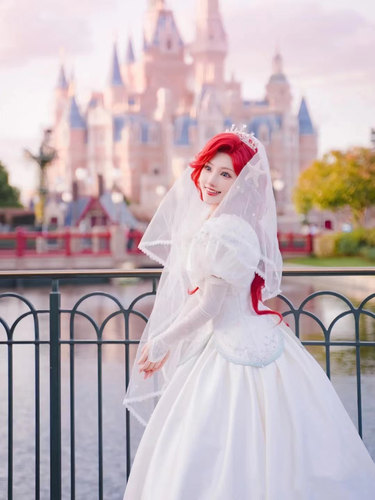secrethoney迪士尼小美人鱼婚纱