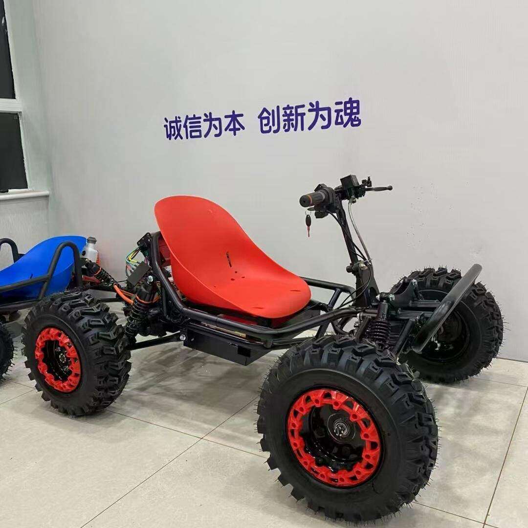 电动越野卡丁车汽油四冲成人网红漂移车四轮游乐场儿童沙滩机车
