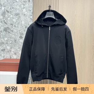 Versace范思哲主线美杜莎男士夹克运动上衣胸前徽章logo拉链卫衣