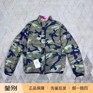Valentino华伦天奴男士双面穿迷彩羽绒服外套户外休闲羽绒服夹克