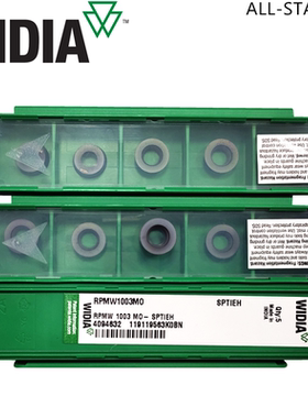 WIDIA威迪亚数控黑色涂层铣刀片RPMW1003MO SPTIEH现货新包装热卖