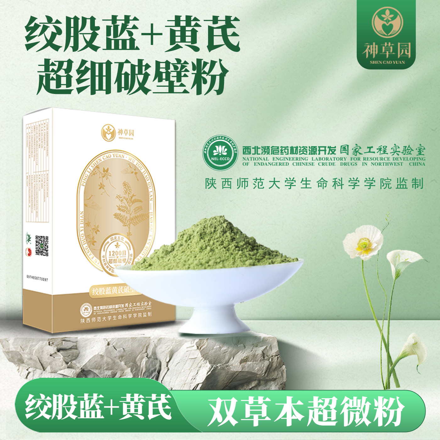 绞股蓝黄芪超细破壁草本粉养生粉