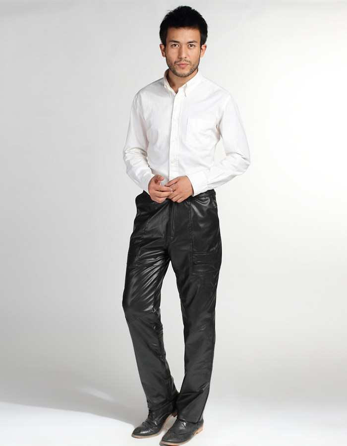 Pantalon cuir homme en vrac pour automne - Ref 1485833 Image 3