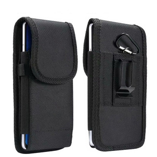 头皮带上袋 皮套铁扣挂裤 耐用牛津布手机包尼龙穿皮带腰包男士 竖款