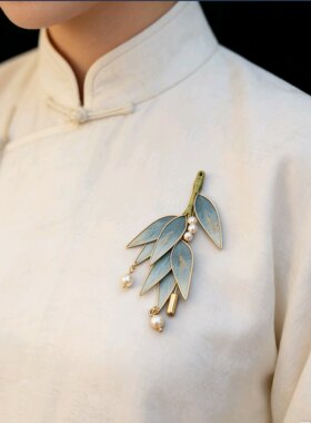 苏州非遗手工绒花胸针中式蚕丝汉服旗袍配饰送妈妈老师毕业季礼物