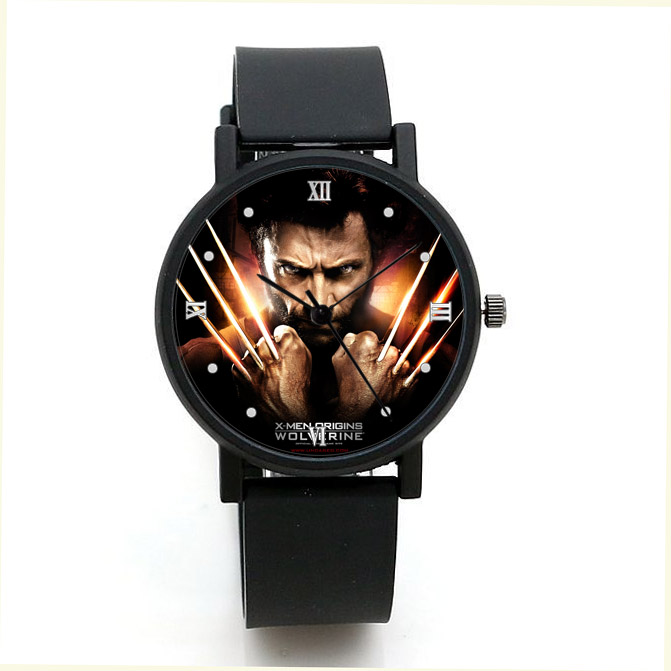 x战警金刚狼石英手表摩根 天启男女学生情侣手表礼物腕表照片定制