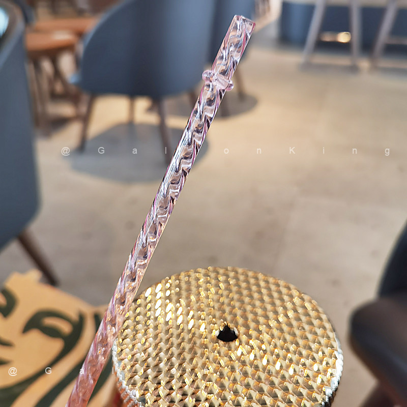 塑料吸管粉色适用于榴莲杯
