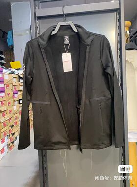 安踏男针织运动上衣，S/165，M/170，小立领，上身干净利落。
