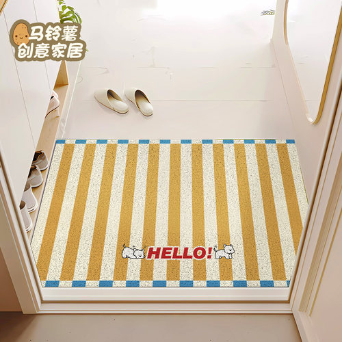 马铃薯刮泥蹭土丝圈地毯防滑