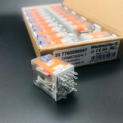 魏德米勒14脚继电器DRM570024/L/LT/LD24V 7760056079/88/97/105