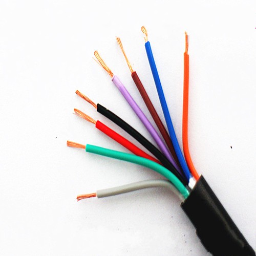 国标电源信号线RVV8 10芯0.2 0.3 0.4 0.5 0.75 1.5 2.5护套线