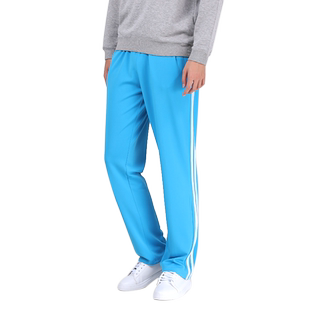 浅蓝色校服裤男女高中生小学生一道杠二条杠春季直筒天蓝校服裤子