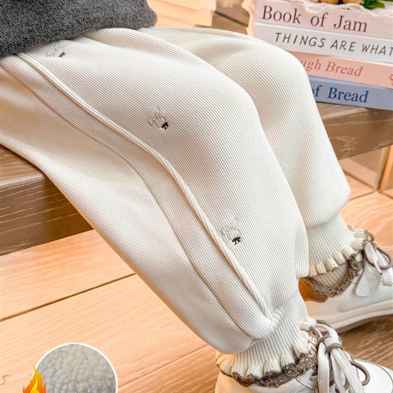 女童加绒裤子一体绒加厚儿童束脚休闲裤卫裤小女孩宝宝秋冬装新款,童装/婴儿装/亲子装,运动裤卫裤,淘宝优惠券,粉丝福利购,淘宝优惠卷