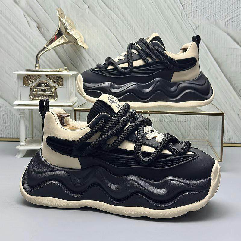 欧洲站男鞋2025夏季新款厚底内增高老爹鞋小众设计软底爆款休闲鞋,流行男鞋,老爹鞋,淘宝优惠券,粉丝福利购,淘宝优惠卷