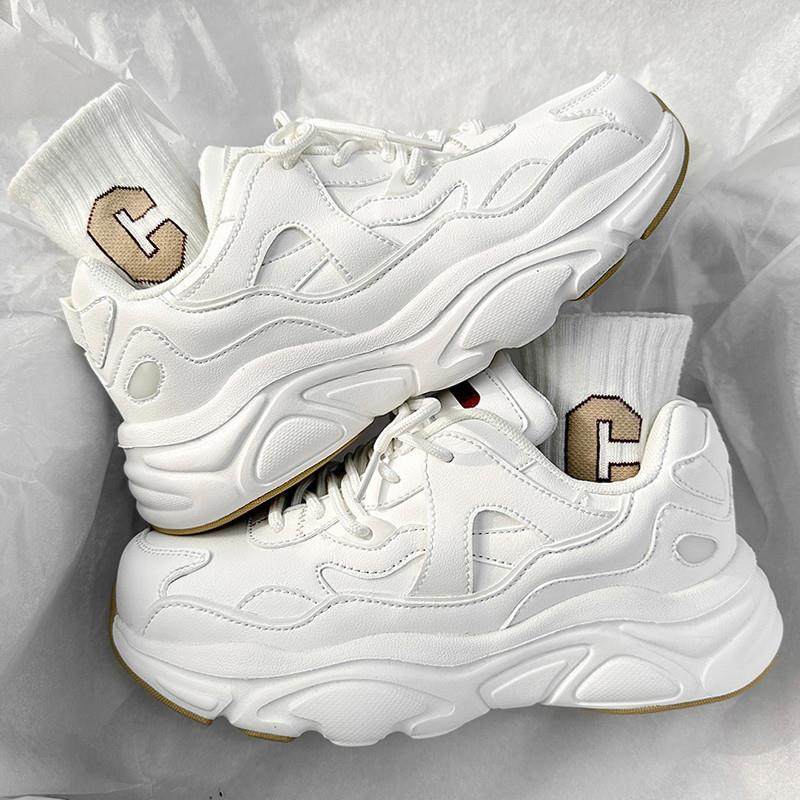 小众白色老爹鞋男潮流2025夏季新款百搭休闲厚底增高运动鞋子,流行男鞋,老爹鞋,淘宝优惠券,粉丝福利购,淘宝优惠卷