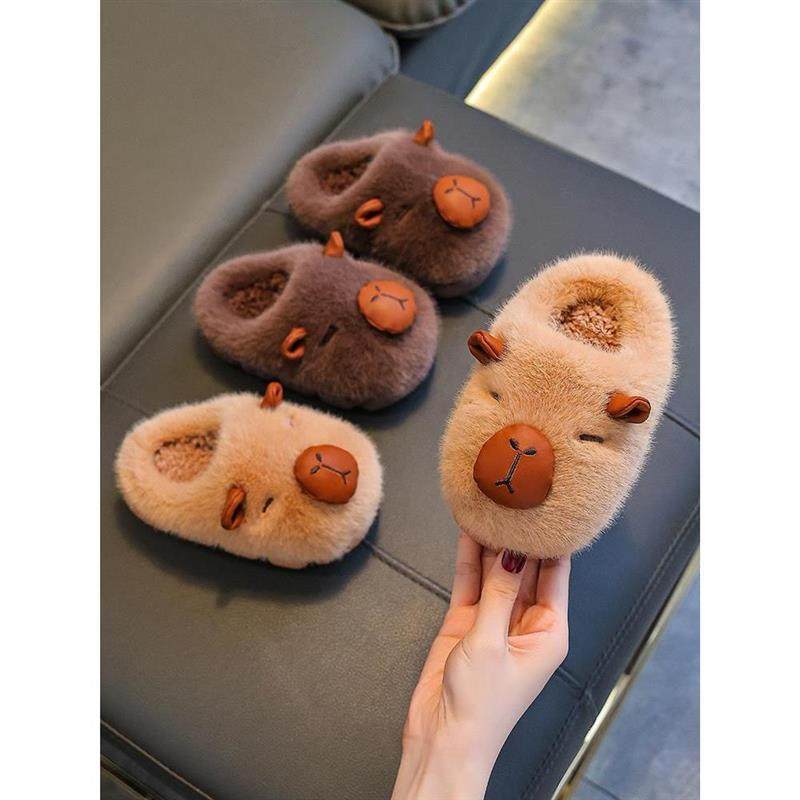 卡皮儿童棉拖鞋男女童冬季卡通可爱防滑室内居家宝宝毛毛拖鞋,童鞋/婴儿鞋/亲子鞋,儿童棉拖鞋,淘宝优惠券,粉丝福利购,淘宝优惠卷