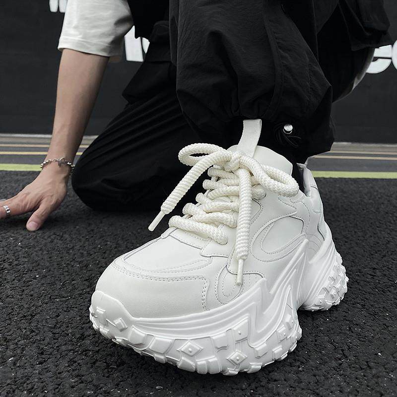 欧洲站潮牌休闲运动鞋男厚底内增高老爹鞋小众设计高级感百搭鞋子,流行男鞋,时尚休闲鞋,淘宝优惠券,粉丝福利购,淘宝优惠卷