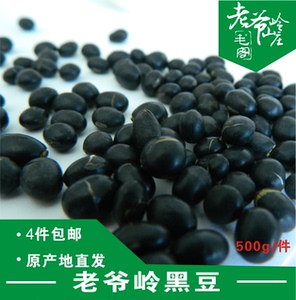 老爷岭自产东北黑豆 豆芽 青仁黑豆 特价500g