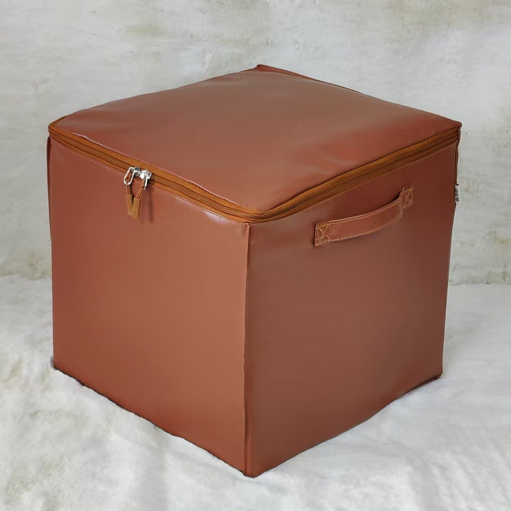 加厚皮质收纳袋衣服整理袋可沙发坐换鞋墩可收纳旧衣服杂物大容量,收纳整理,被子防尘袋,淘宝优惠券,粉丝福利购,淘宝优惠卷