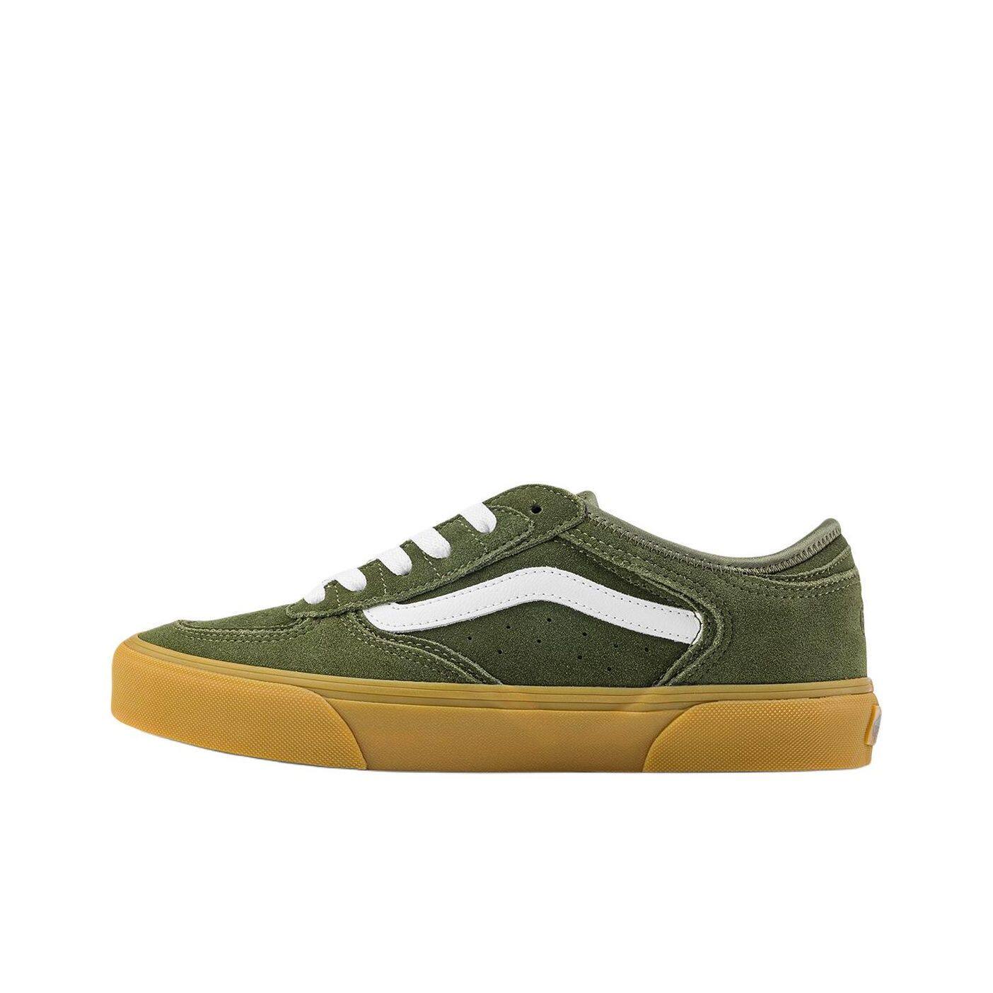 Vans范斯Rowley Classic 舒适百搭 耐磨 低帮 板鞋 男女同款 绿色