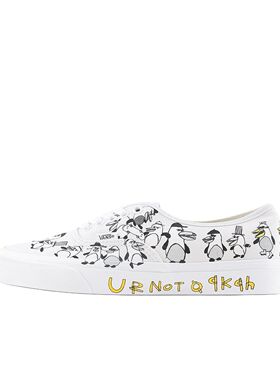 Vans范斯Authentic 舒适百搭 低帮 帆布鞋 男女同款 白色