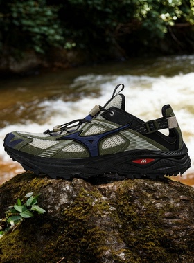 Mizuno美津浓Racer Trail SE男女同款耐磨减震户外爬山凉鞋溯溪鞋