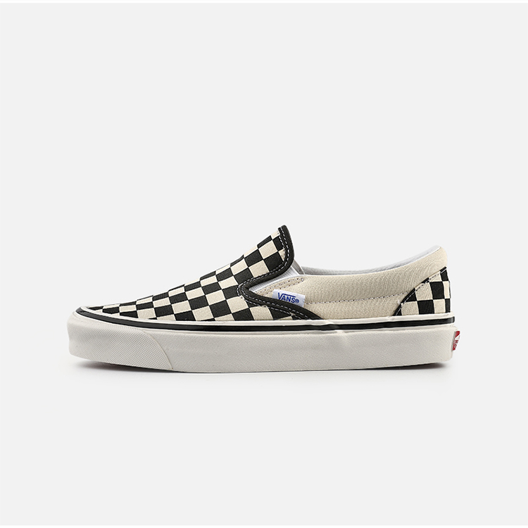 VANS/范斯官方正品男女鞋 SLIP ON 安纳海姆黑白棋盘经典帆布板鞋