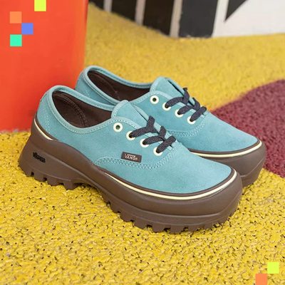 Vans/范斯官方正品 Authentic Vibrram DX厚底增高德比鞋男鞋女鞋